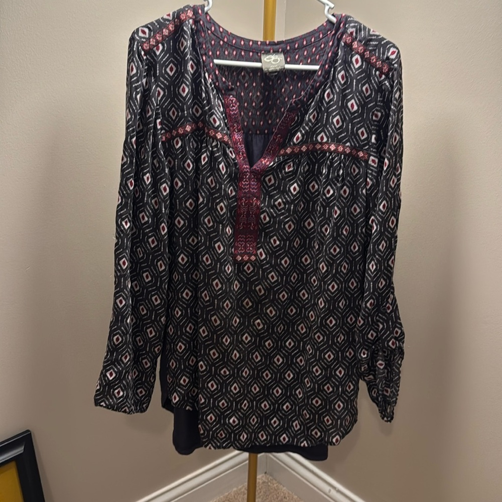 Anthropologie XL Boho top.